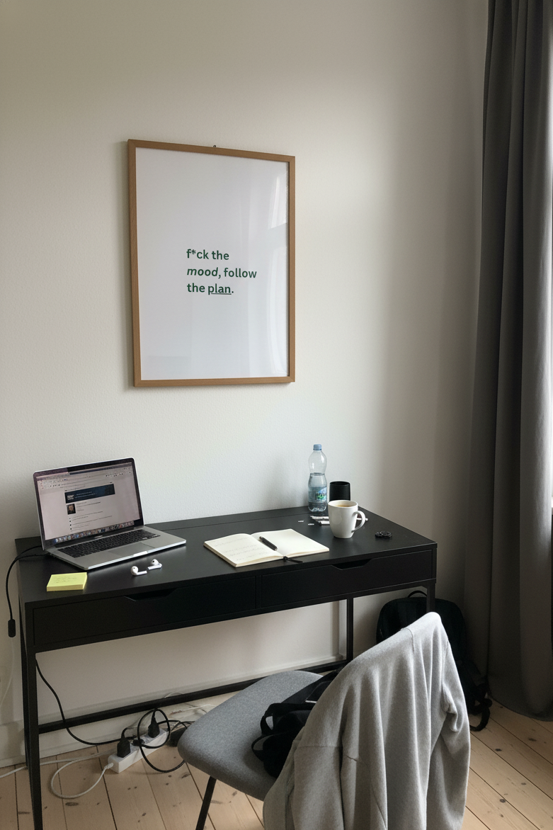 F*ck the Mood, Follow the Plan