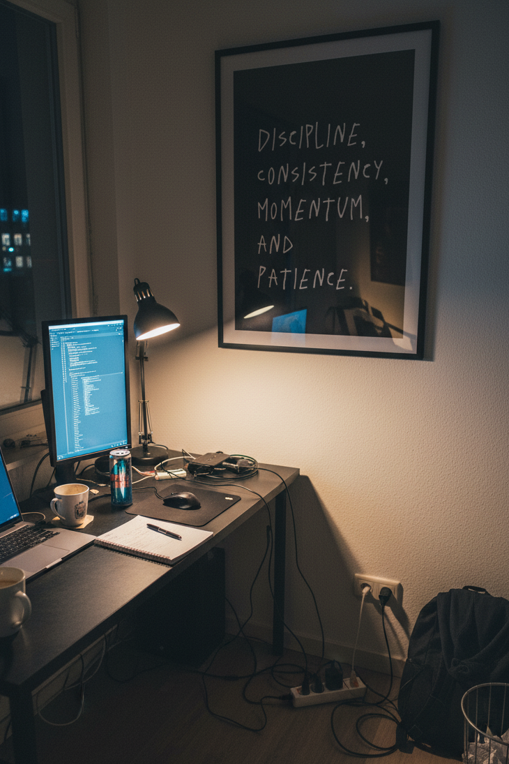 Discipline, Consistency, Momentum, and Patience