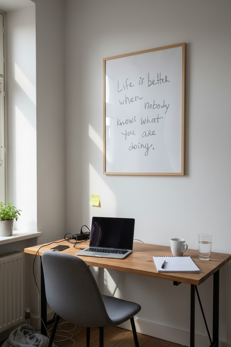 Life Is Better When Nobody Knows What You Are Doing