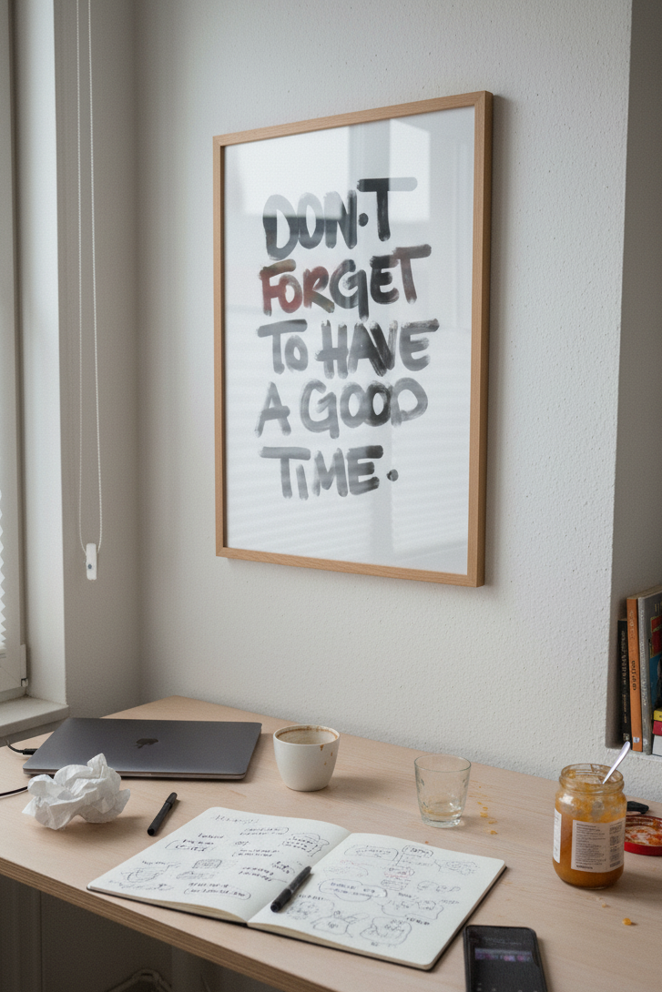 Don’t Forget to Have a Good Time