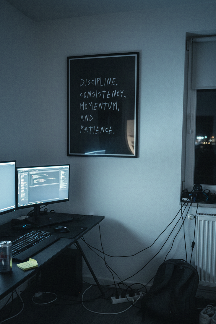 Discipline, Consistency, Momentum, and Patience